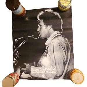 Country Joe McDonald Paradise With An Ocean View Vintage 1975 Promo Poster 20x24
